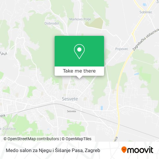 Medo salon za Njegu i Šišanje Pasa map