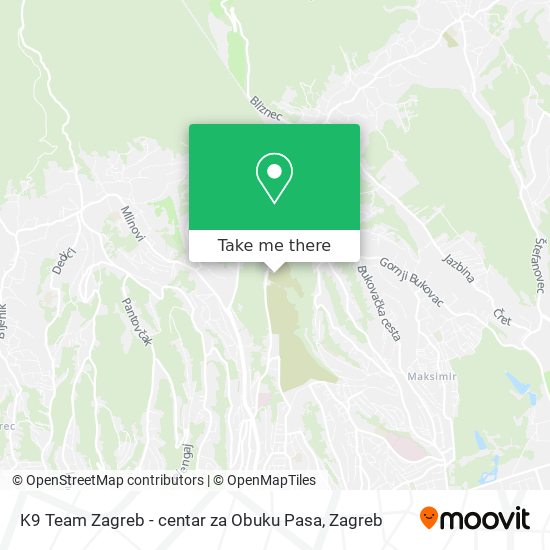 K9 Team Zagreb - centar za Obuku Pasa map