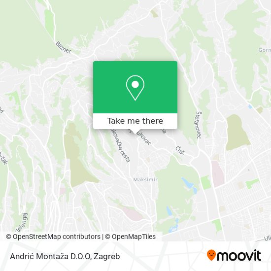Andrić Montaža D.O.O map