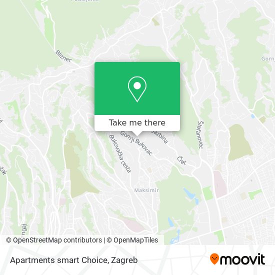 Apartments smart Choice map
