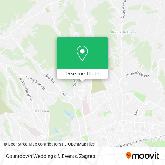 Countdown Weddings & Events map