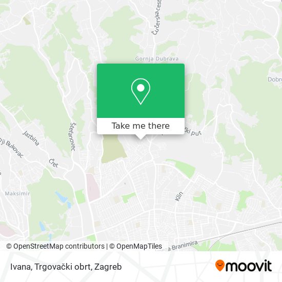 Ivana, Trgovački obrt map