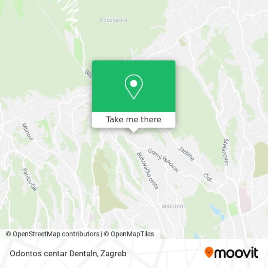 Odontos centar Dentaln map