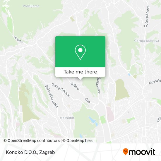 Konoko D.O.O. map