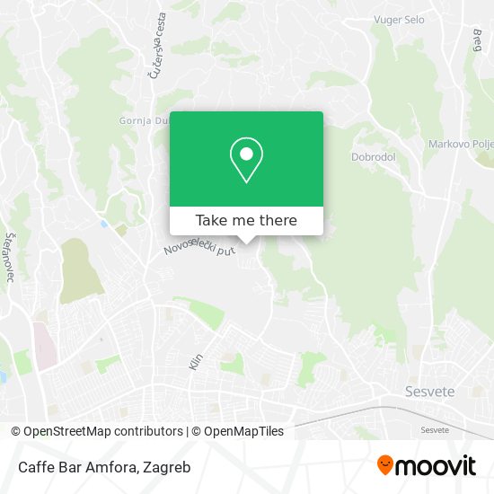 Caffe Bar Amfora map