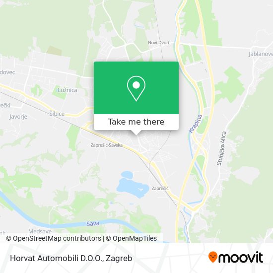 Horvat Automobili D.O.O. map