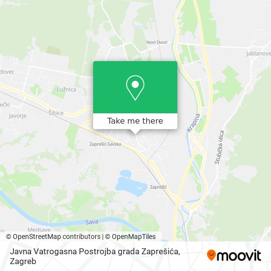 Javna Vatrogasna Postrojba grada Zaprešića map