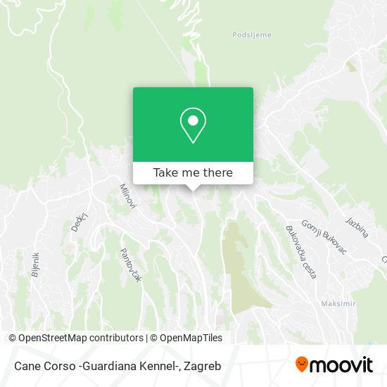 Cane Corso -Guardiana Kennel- map