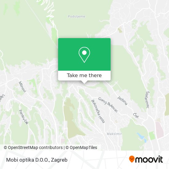 Mobi optika D.O.O. map