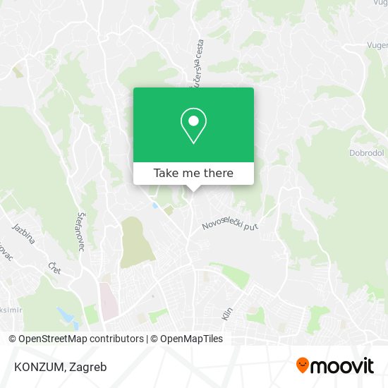 KONZUM map