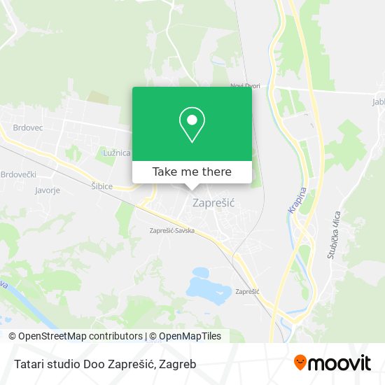 Tatari studio Doo Zaprešić map