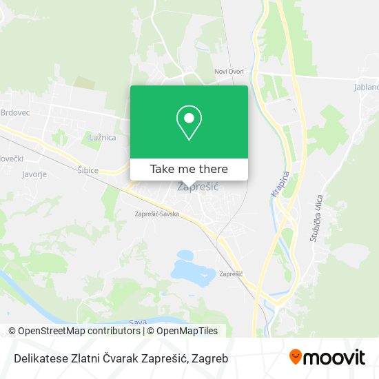 Delikatese Zlatni Čvarak Zaprešić map