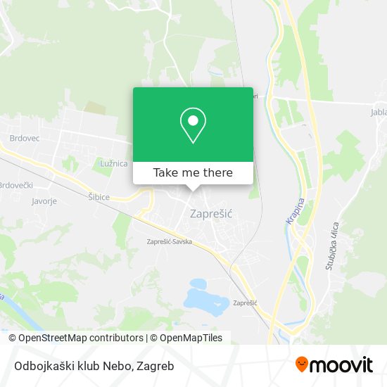 Odbojkaški klub Nebo map