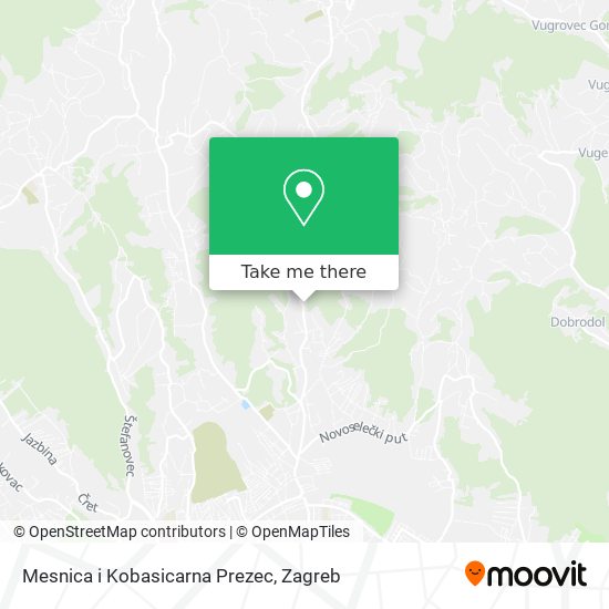 Mesnica i Kobasicarna Prezec map
