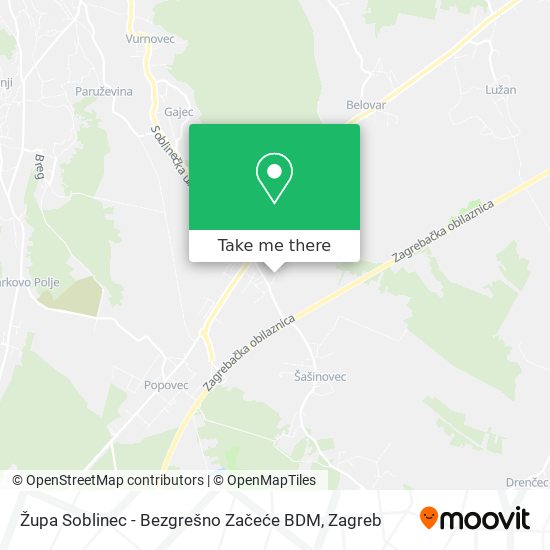 Župa Soblinec - Bezgrešno Začeće BDM map