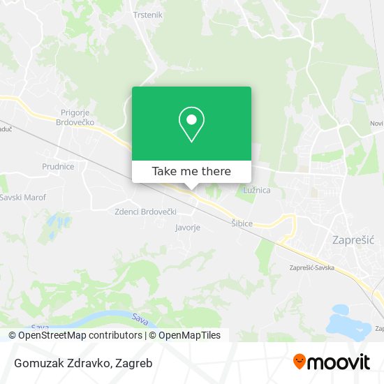 Gomuzak Zdravko map