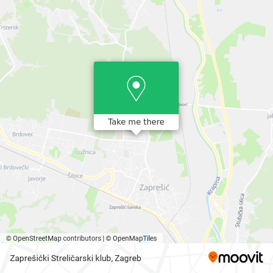 Zaprešićki Streličarski klub map