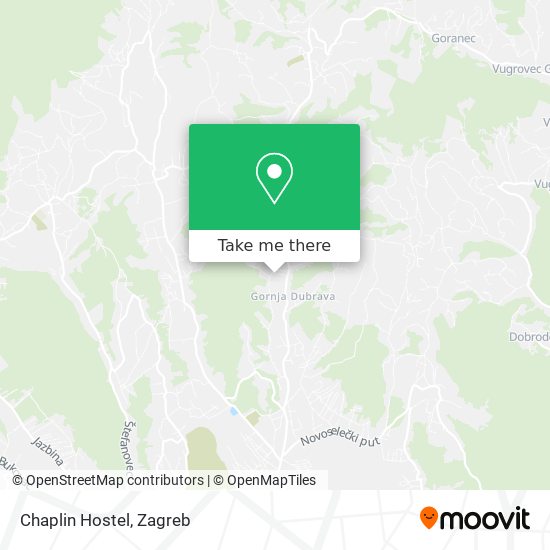 Chaplin Hostel map
