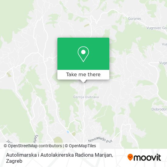 Autolimarska i Autolakirerska Radiona Marijan map