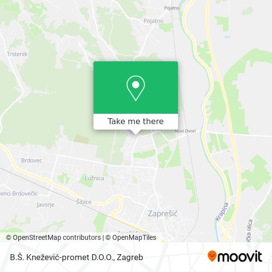 B.Š. Knežević-promet D.O.O. map