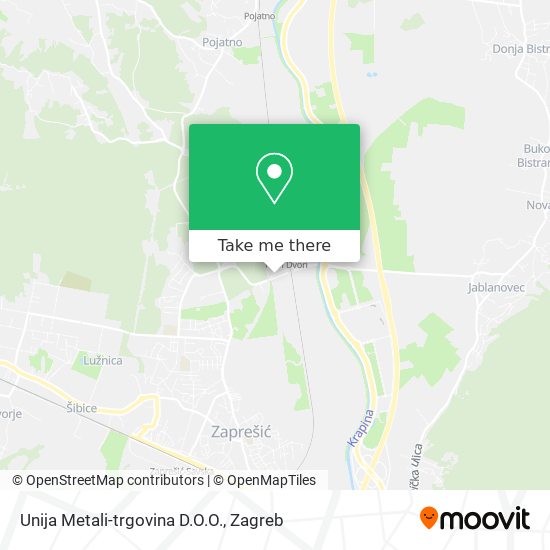 Unija Metali-trgovina D.O.O. map