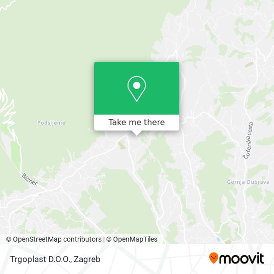 Trgoplast D.O.O. map