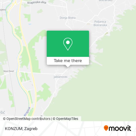 KONZUM map