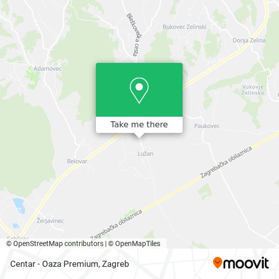 Centar - Oaza Premium map