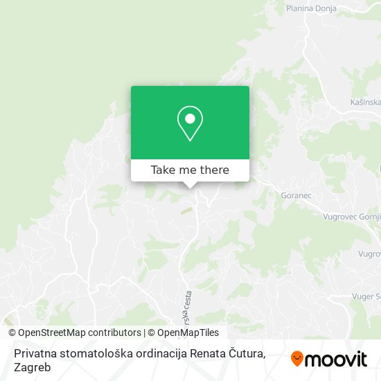Privatna stomatološka ordinacija Renata Čutura map