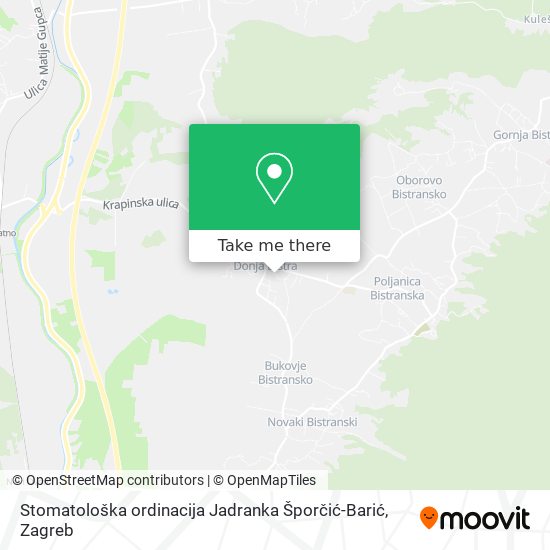 Stomatološka ordinacija Jadranka Šporčić-Barić map