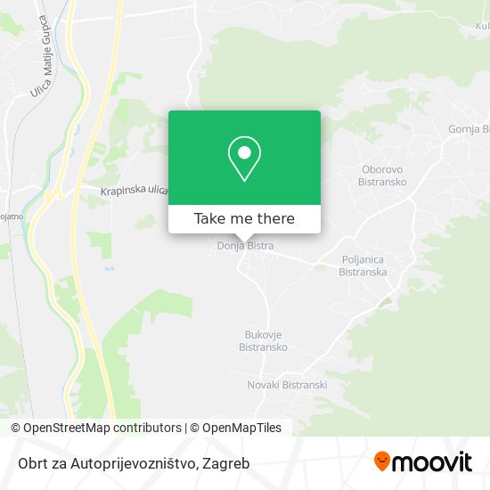 Obrt za Autoprijevozništvo map