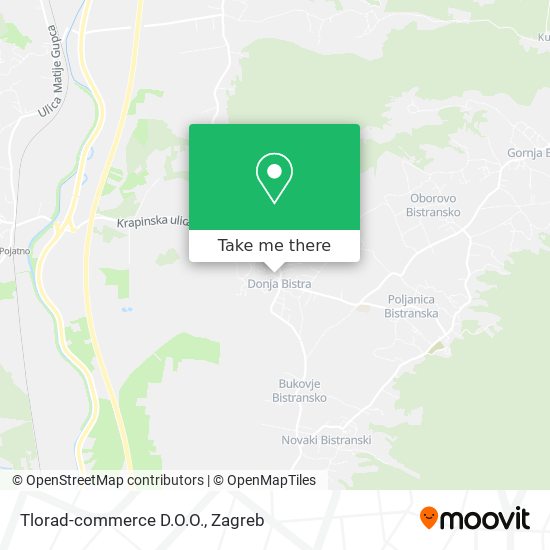 Tlorad-commerce D.O.O. map