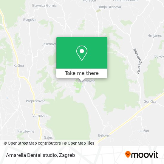 Amarella Dental studio map