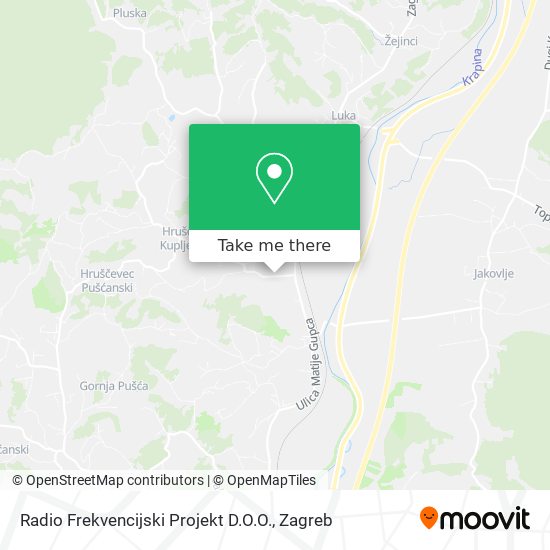 Radio Frekvencijski Projekt D.O.O. map