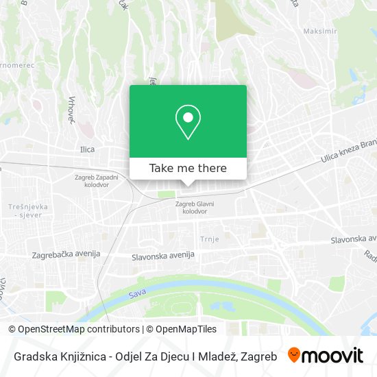 Gradska Knjižnica - Odjel Za Djecu I Mladež map