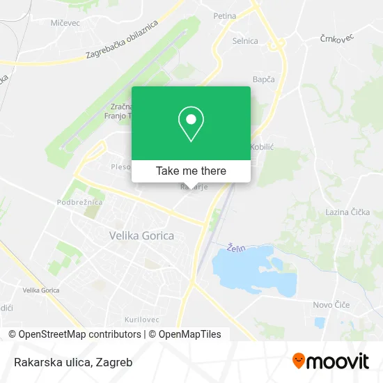 Rakarska ulica map