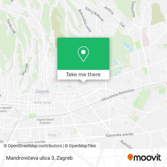 Mandrovićeva ulica 3 map