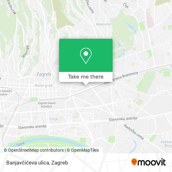 Banjavčićeva ulica map