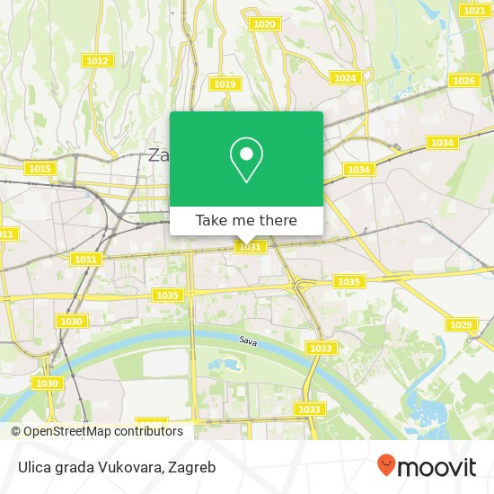 Ulica grada Vukovara map