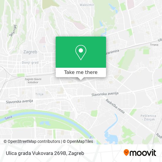 Ulica grada Vukovara 269B map