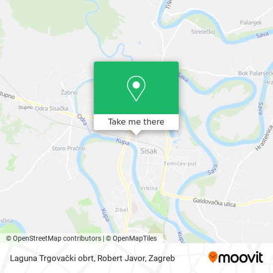 Laguna Trgovački obrt, Robert Javor map