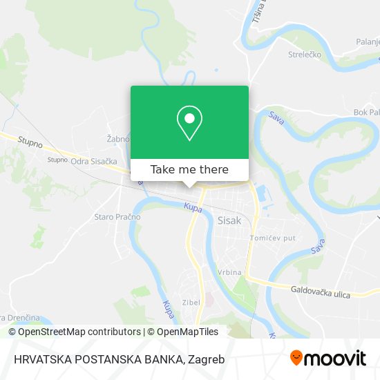 HRVATSKA POSTANSKA BANKA map