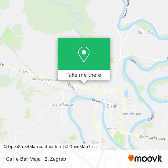Caffe-Bar Maja - 2 map