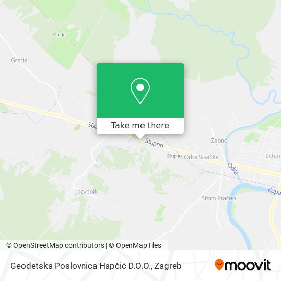Geodetska Poslovnica Hapčić D.O.O. map