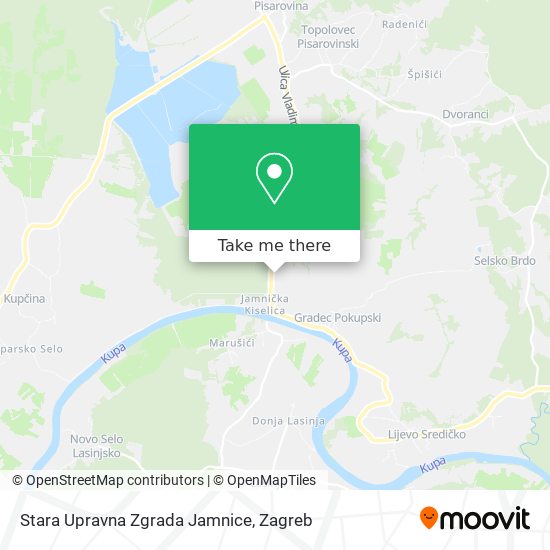 Stara Upravna Zgrada Jamnice map