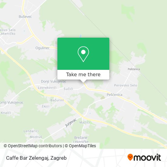 Caffe Bar Zelengaj map