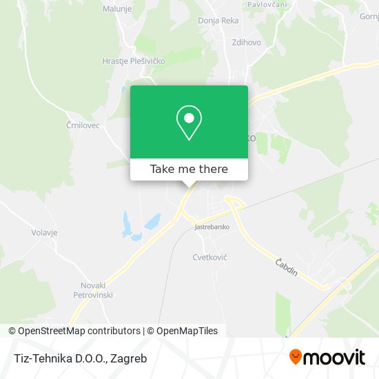 Tiz-Tehnika D.O.O. map