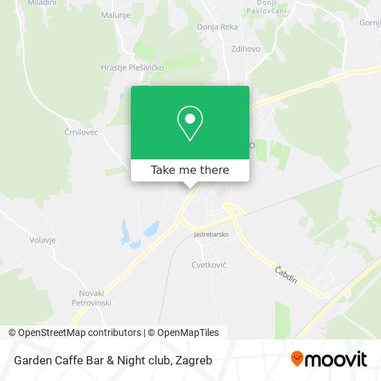 Garden Caffe Bar & Night club map
