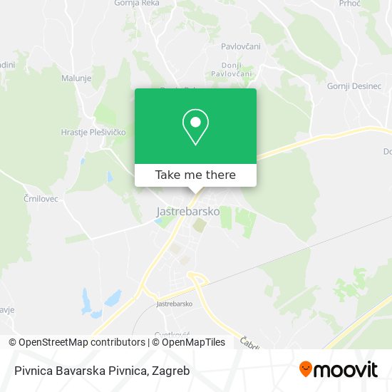 Pivnica Bavarska Pivnica map