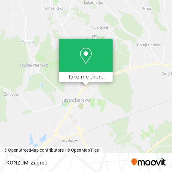 KONZUM map